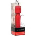 Pleasure Rose 10x Silicone Wand With Rose Attachment - Red Lubes & Essentials XR Brands