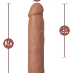 Au Naturel - Carlos - 9 Inch Dong - Mocha Mocha Dildos Blush