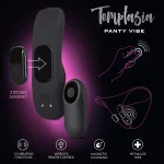 Temptasia - Remote Control Panty - Vibe - Black Panties & Thongs Blush