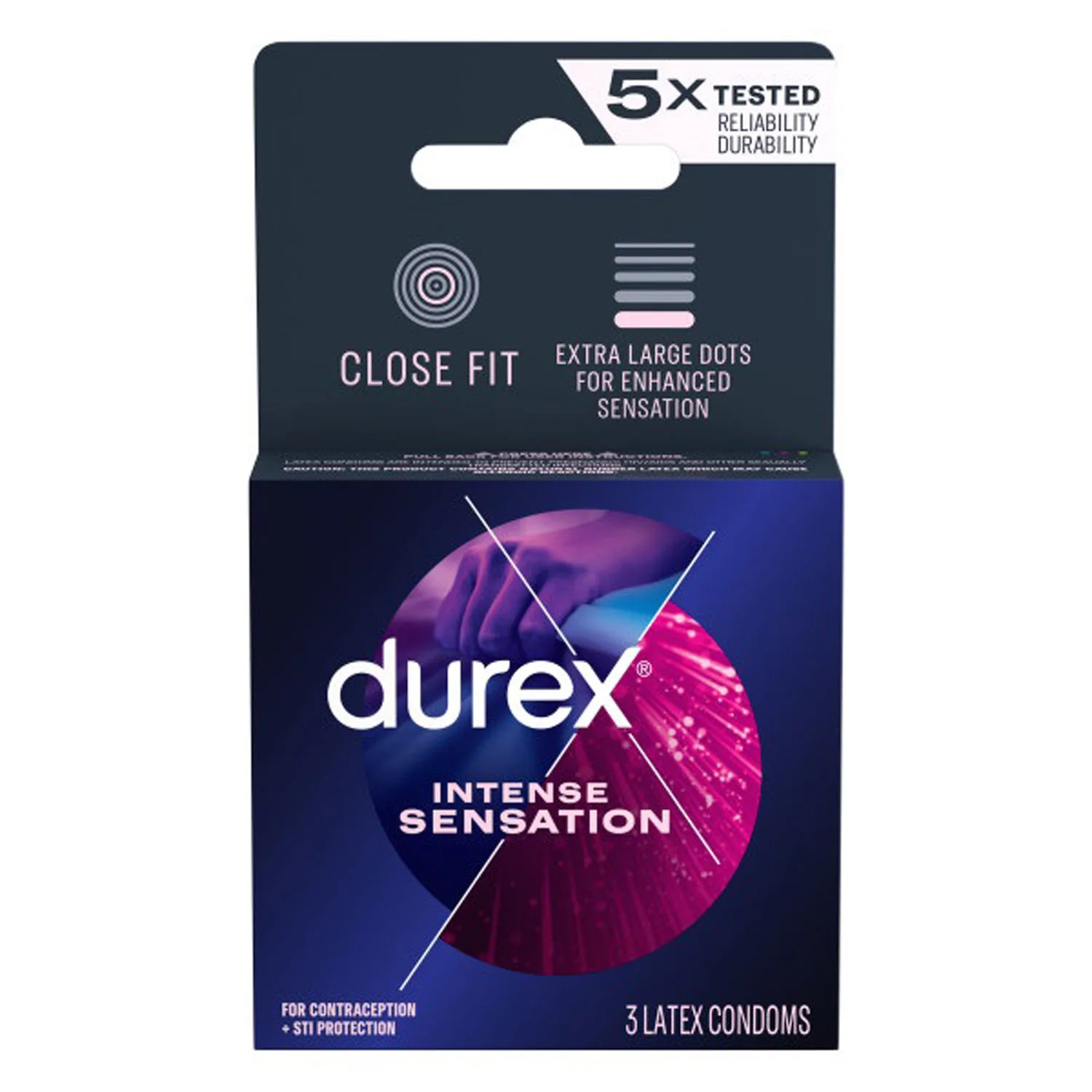 Durex Intense Sensation - 3 Pack Lubes & Essentials Paradise Marketing
