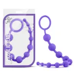 Luxe Silicone 10 Beads - Purple Anal Play Blush