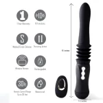 Max Silicone Thrusting Portable Love Machine - Black Vibrators Maia Toys