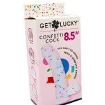 Get Lucky Confetti Cock - 8.5 Inch Anal Play Voodoo Toys