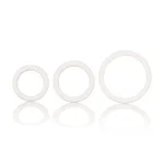 Rubber Ring 3 Piece Set - White Lingerie Sets CalExotics