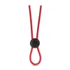 Stay Hard - Silicone Loop Cock Ring - Red Cockrings | Adjustable Blush