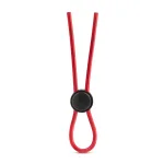 Stay Hard - Silicone Loop Cock Ring - Red Cockrings | Adjustable Blush