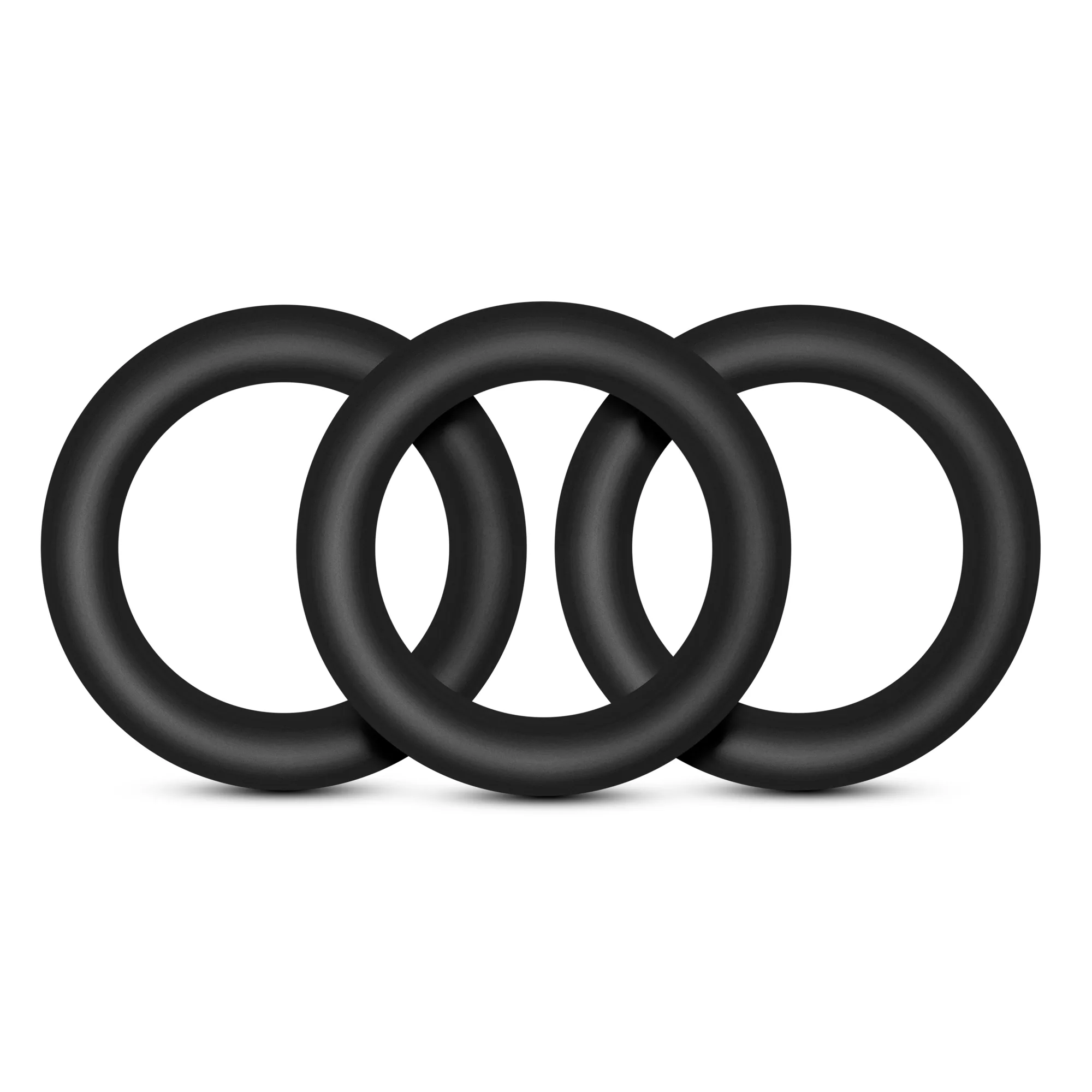 Performance - Vs2 Pure Premium Silicone Cockrings - Small - Black Cockrings Blush