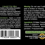 Liquid v for Men 0.5 Oz Lubes & Essentials Body Action