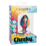 Cheeky Medium Swirl Tie-Dye Plug Anal Play CalExotics