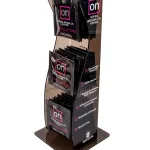 On Arousal Oil Original 40 Piece Single Use Ampoule Tower Display - Black Lubes & Essentials Sensuva