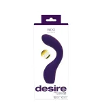 Desire Rechargeable G-Spot Vibe - Purple Festival & Rave VeDO