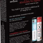 Lips and Nips Pleasure Kit Chocolate-Strawberry Cosmetics | Lip Balm Sensuva