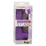 Rechargeable Gyrating and Thrusting Silicone Studs - Purple Festival & Rave CalExotics