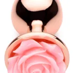 Pink Rose Gold Anal Plug - Small Anal Play XR Brands