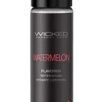 Aqua Watermelon Flavored Water Based Intimate Lubricant - 1 Fl. Oz. Lubes & Essentials Wicked Sensual Care