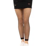 Industrial Net Footless Tights - One Size - Black Hosiery & Garters Leg Avenue