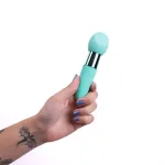 Rina Rechargeable Dual Motor Silicone 15- Function Vibrator - Green Vibrators Maia Toys