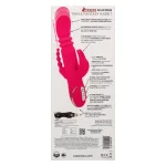 Jack Rabbit Signature Heated Silicone Triple Fantasy Rabbit - Pink Vibrators CalExotics