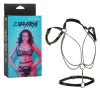 Euphoria Collection Plus Size Multi Chain Halter - Black BDSM & Kink CalExotics