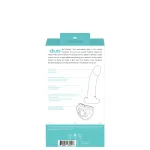 Duo Semi-Realistic Dildo With Harness - Turquoise/black Dildos VeDO