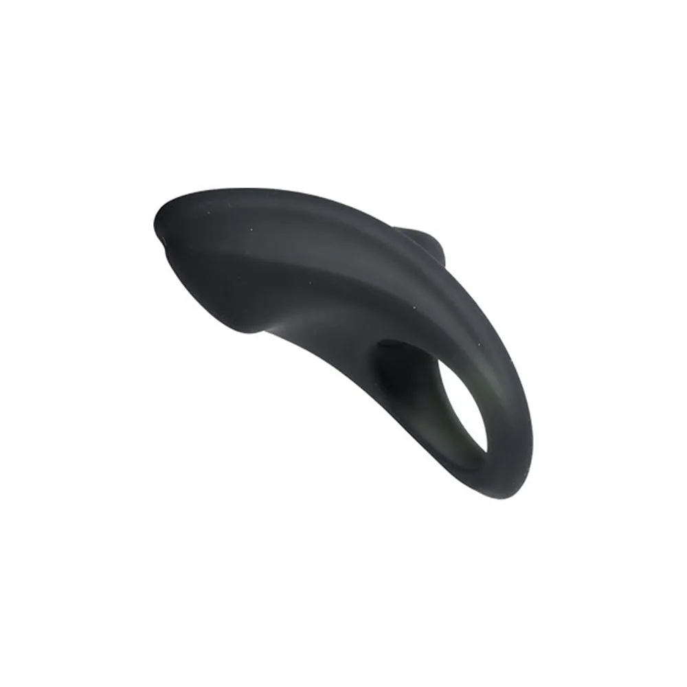 Overdrive Plus Rechargeable Cock Ring - Black Festival & Rave VeDO