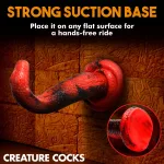 King Cobra King Cobra Silicone Dildo - Red Dildos XR Brands