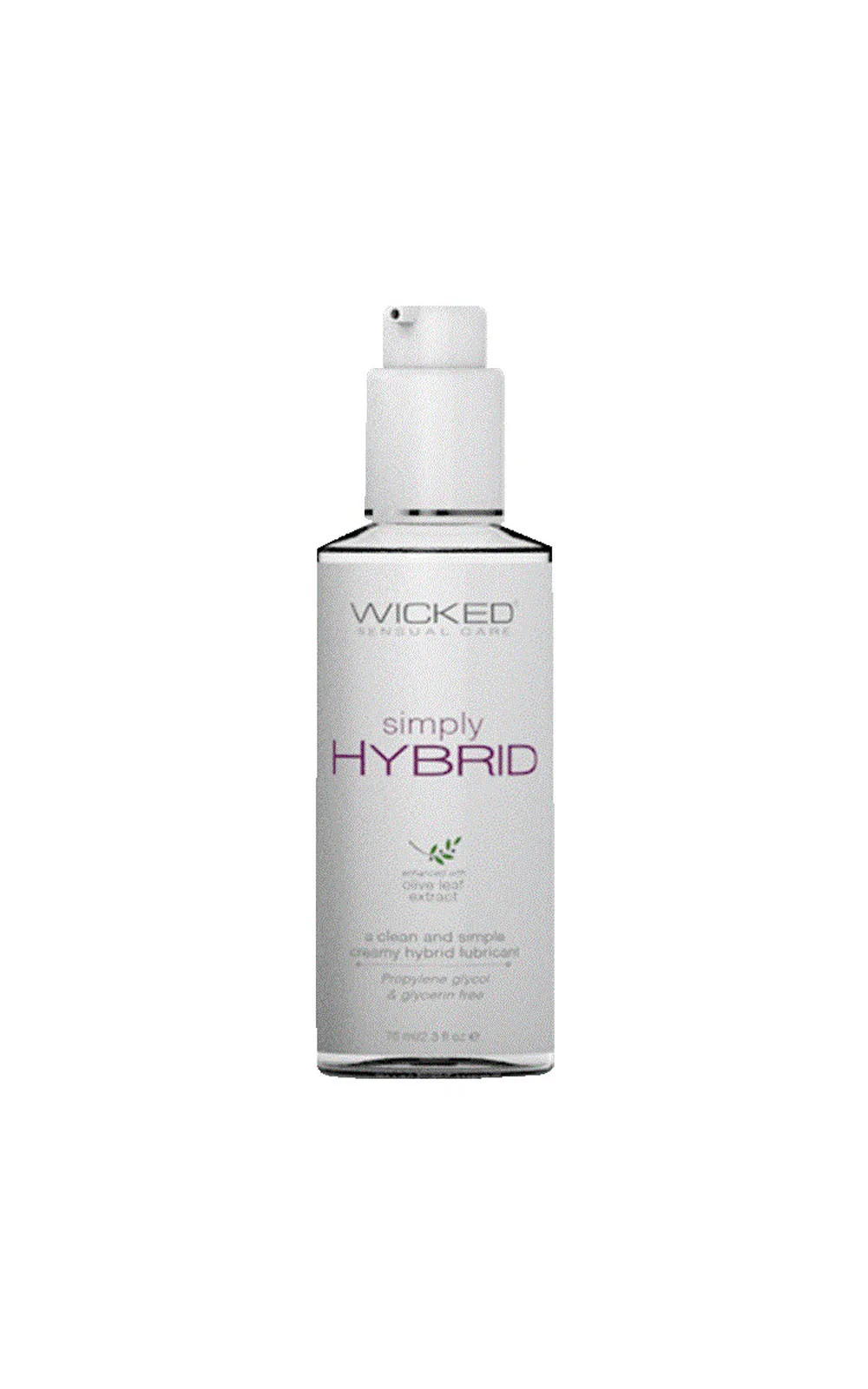 Simply Hybrid Fragrance Free Lubricant - 2.3 Fl. Oz. Lubes & Essentials Wicked Sensual Care