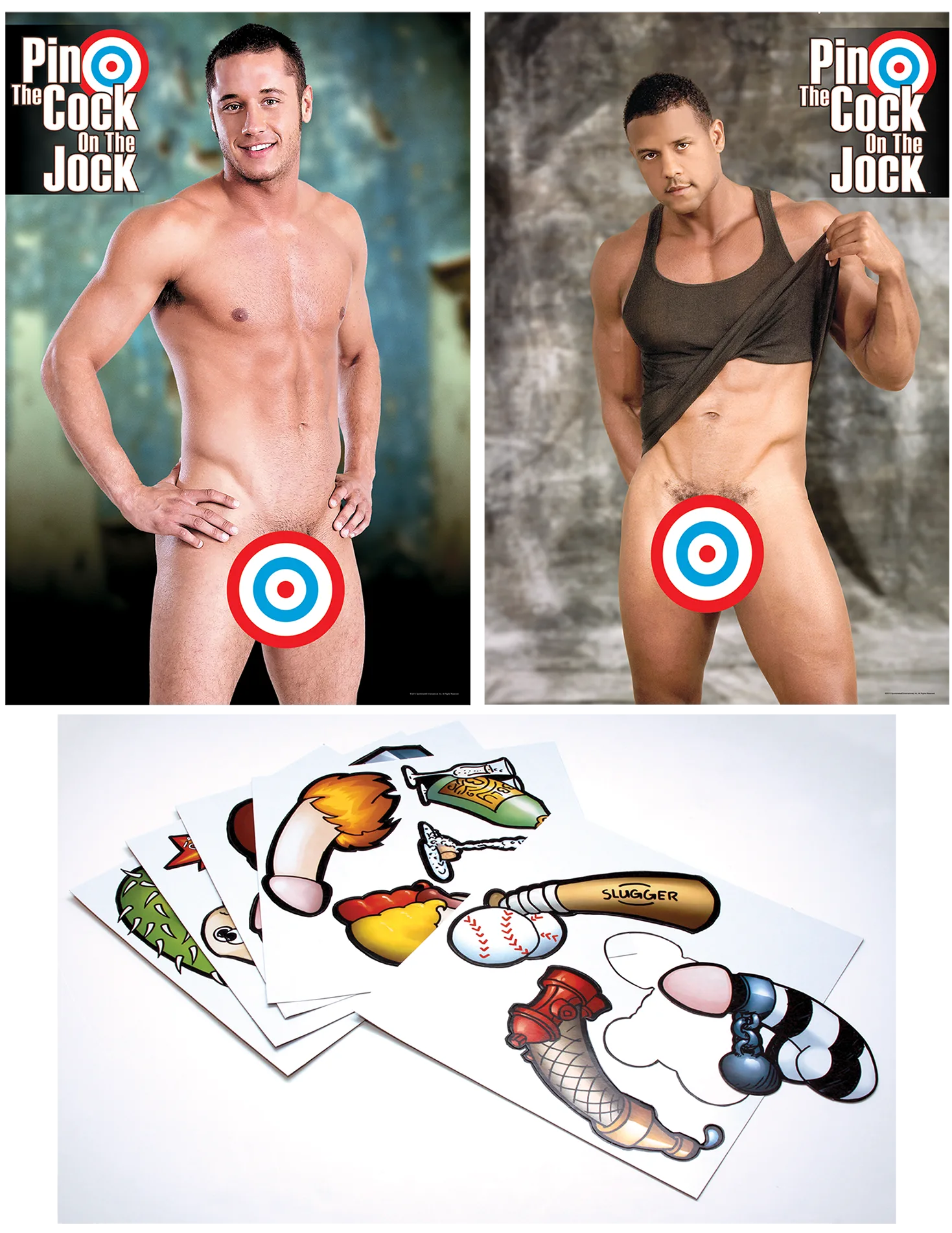 Pin the Cock on the Jock Novelty Sportsheets