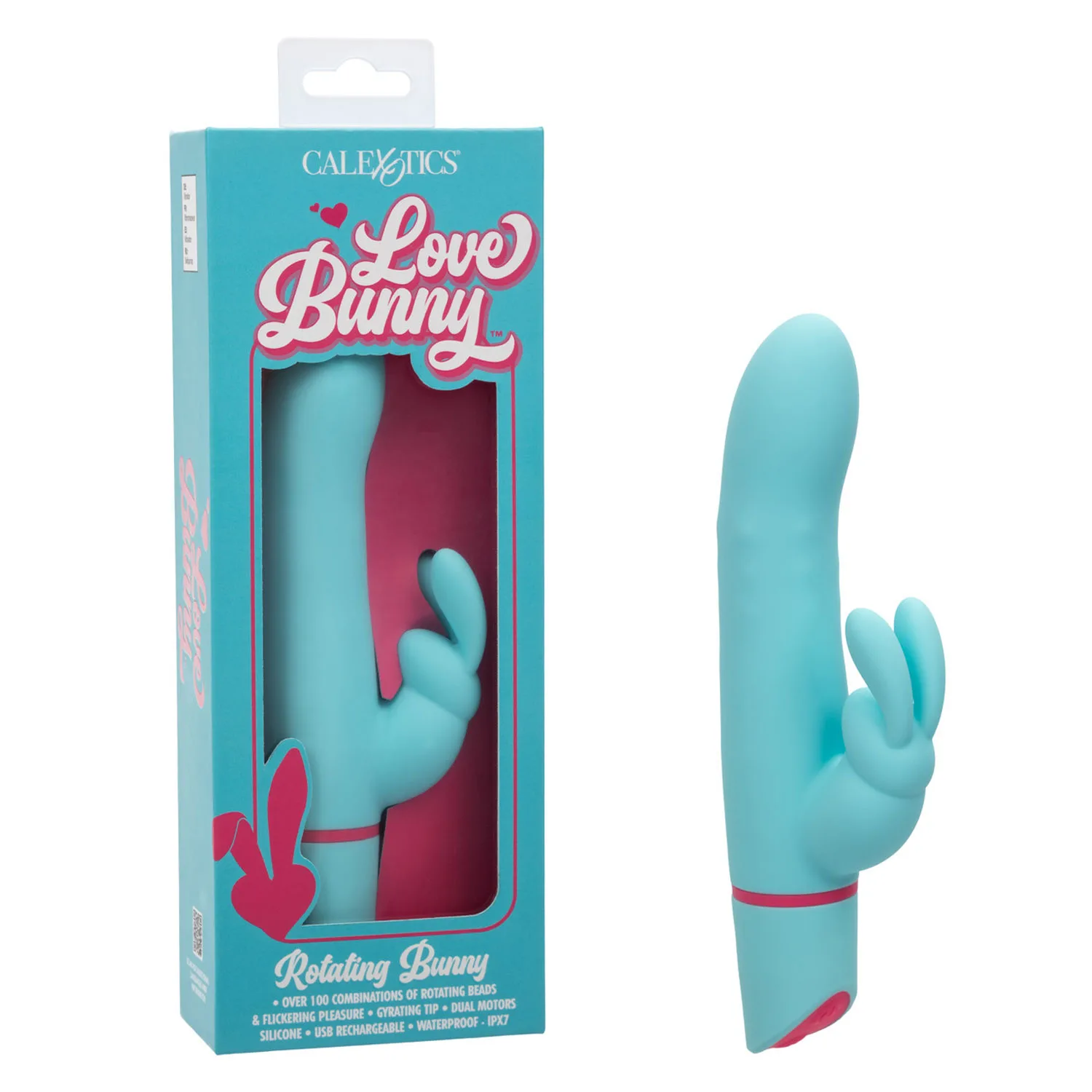 Love Bunny Rotating Bunny - Blue Vibrators CalExotics