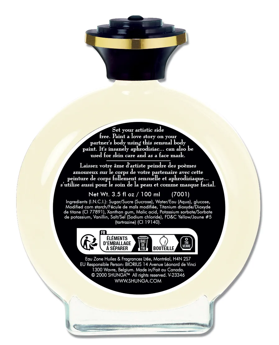Edible Body Paint - Vanilla & Chocolate Temptation - 3.5 Fl. Oz. / 100 ml Bath & Body | Body Paint Shunga