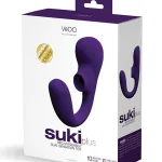 Suki Plus Rechargeable Dual Sonic Vibe - Deep Purple Festival & Rave VeDO