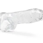 Naturally Yours - 8 Inch Crystalline Dildo - Diamond Dildos Blush