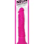 Neon Silicone Wall Banger - Pink Vibrators Pipedream