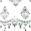 Siren Adhesive Body Jewels Sticker - Clear Costumes Leg Avenue
