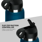 Fuck Flask - Private Pleaser - Blue Bottle - Brown Strokers & Pumps Pipedream