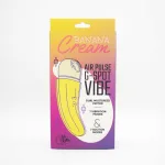 Banana Cream Air Pulse and G-Spot Vibrator - Yellow Vibrators Like A Kitten