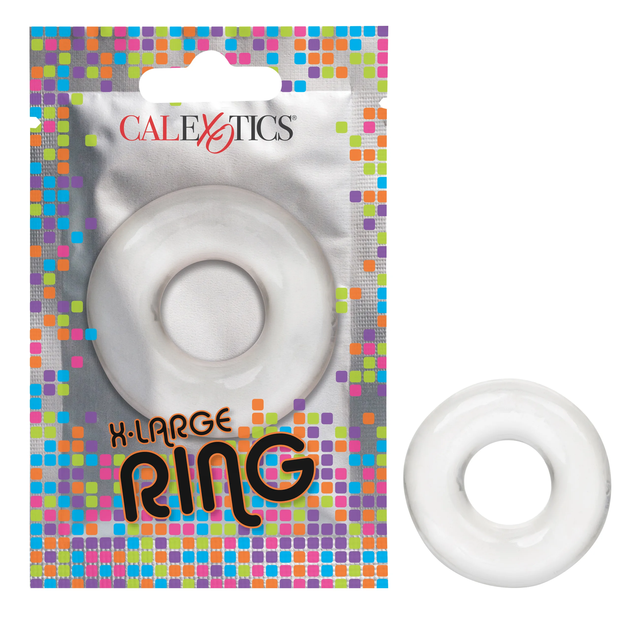 Foil Pack X-Large Ring - Clear Cockrings CalExotics