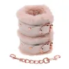 Peaches N Creame Fur Handcuffs - Pink BDSM & Kink Sportsheets