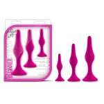 Luxe - Beginner Plug Kit - Pink Anal Play Blush