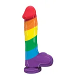 Pumped Rainbow Silicone Dildo Dildos Hott Products
