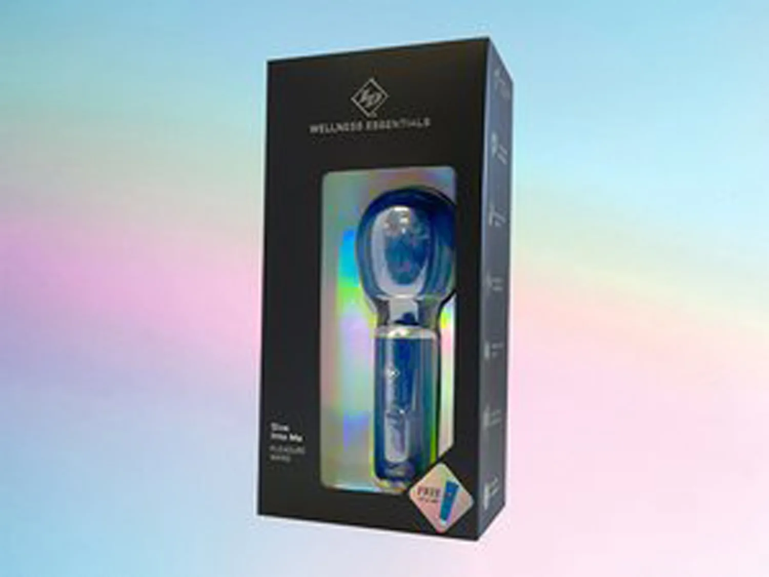 Give Into Me Pleasure Wand - Blue Vibrators I.D. Lubricants