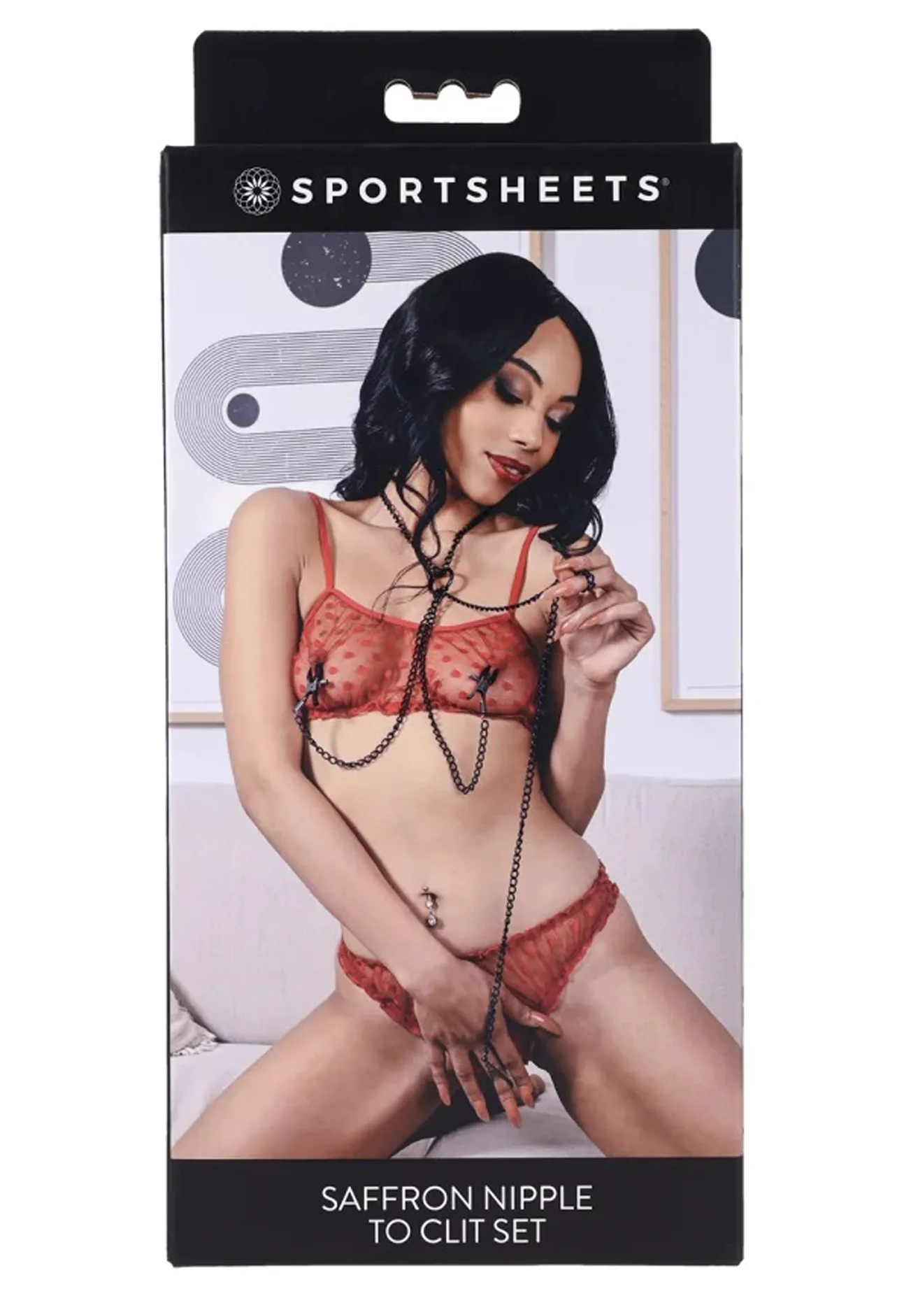 Saffron Nipple to Clit Set - Black BDSM & Kink Sportsheets