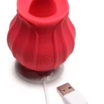 Bloomgasm - Wild Violet 10x Licking Clit Stimulator - Red Clit Stimulators | Clitoral Toys XR Brands