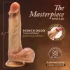 Renaissance - Raphael - 9.5 Inch Sliding Foreskin Dildo With Squeezable Balls - Tan Dildos Blush