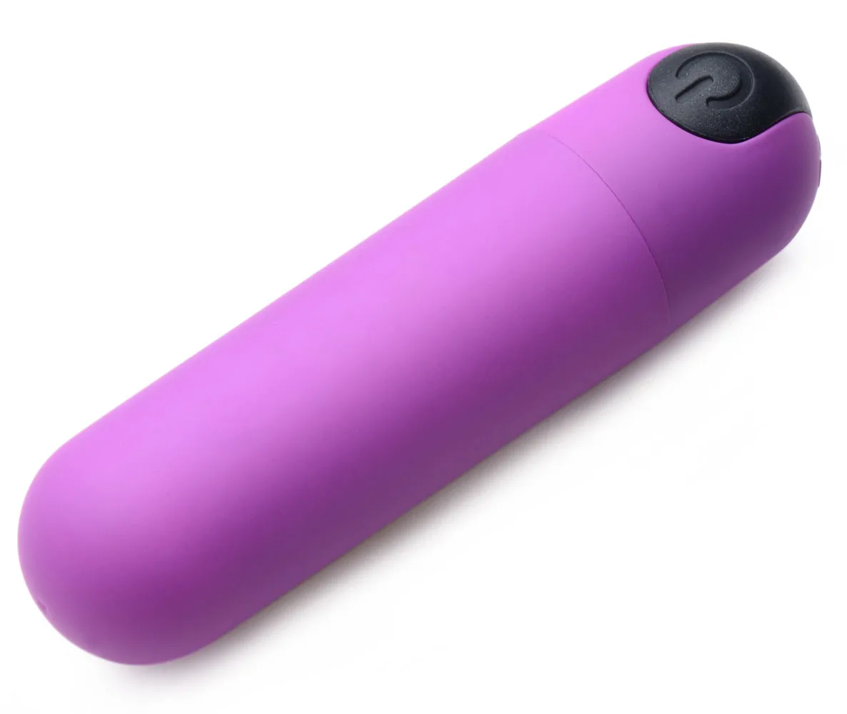 Bang Vibrating Bullet With Remote Control - Purple Vibrators XR Brands