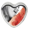 Edible Heart Candle - Watermelon - 4 Oz. Lubes & Essentials Earthly Body