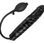 Inflatable 11 Inch Super Dong - Black Dildos XR Brands