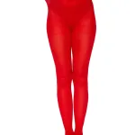 Nylon Tights - One Size - Red Hosiery & Garters Leg Avenue
