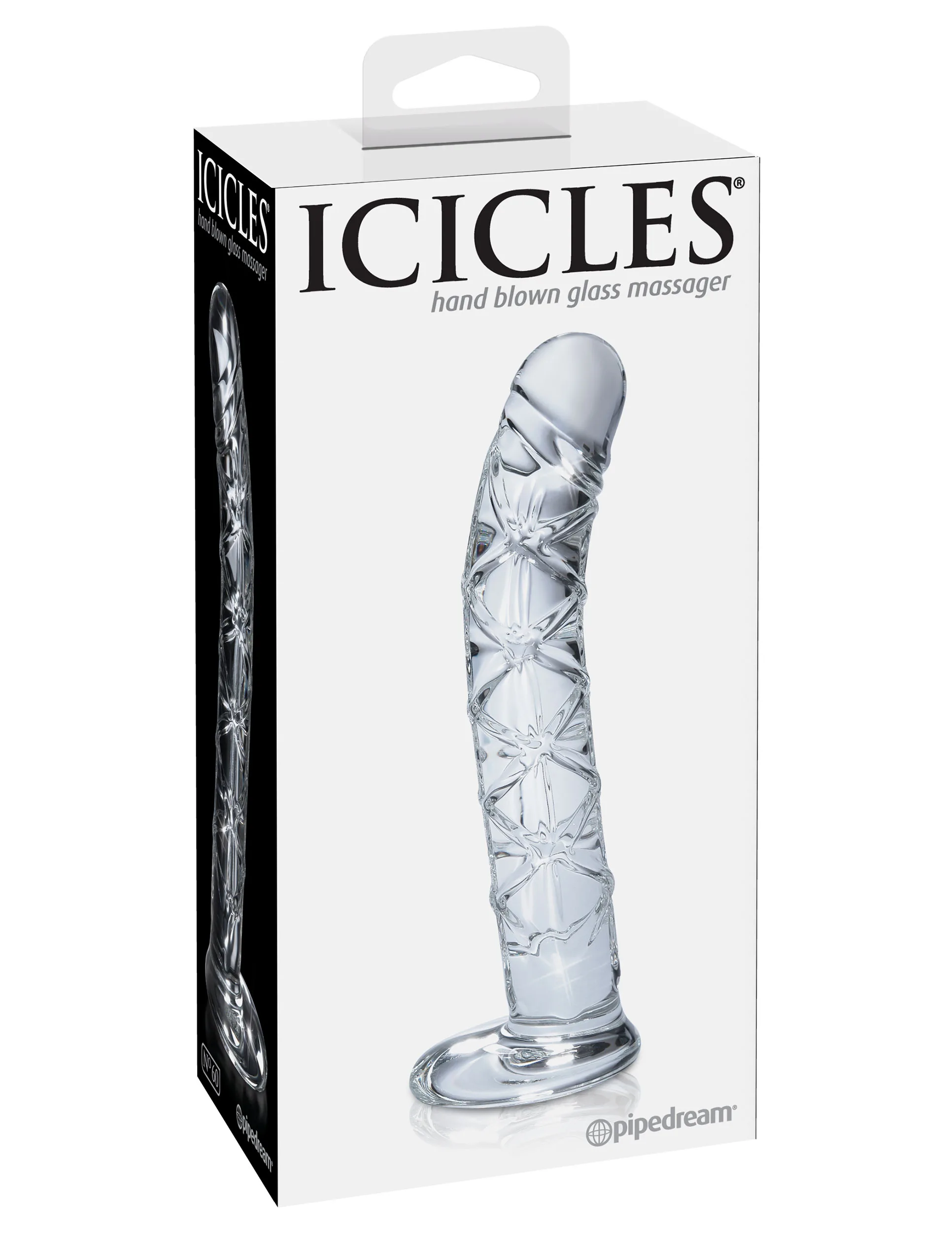 Icicles No. 60 - Clear Anal Play Pipedream