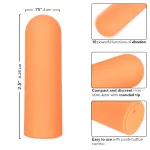 Turbo Buzz Rounded Mini Bullet - Orange Vibrators CalExotics